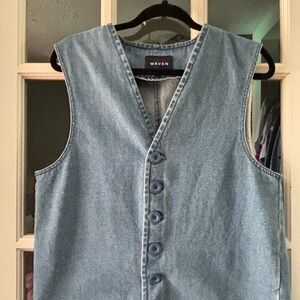 Wåven Denim Vest. Size m